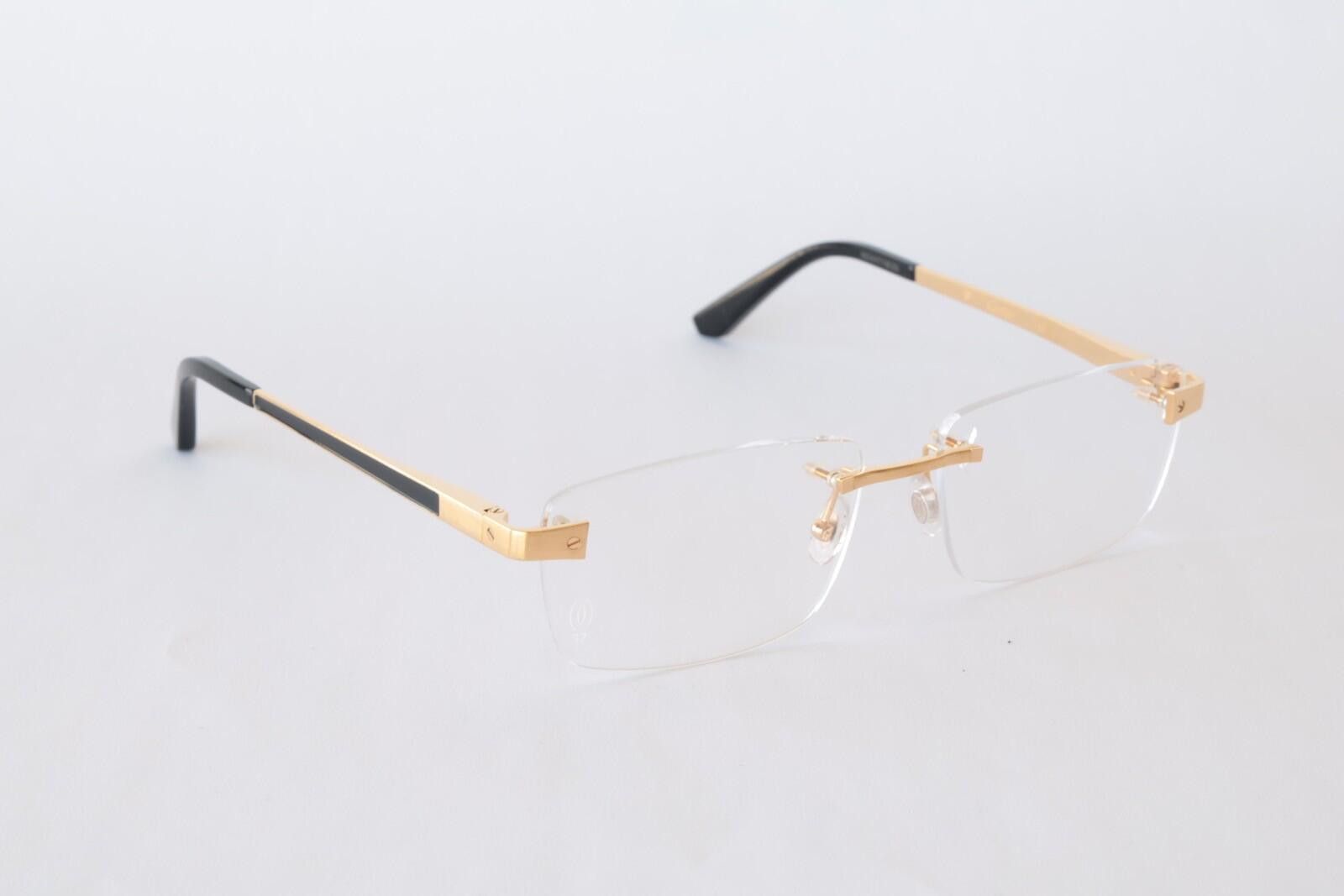 Cartier New Cartier eyewear optical eyeglasses gold CT0201O 001 Size ONE SIZE - 8 Thumbnail