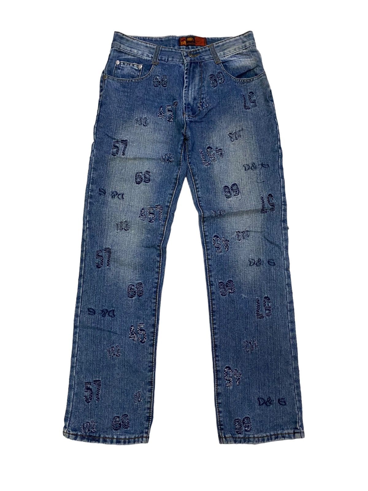 Vintage Japanese Brand Monogram Pant