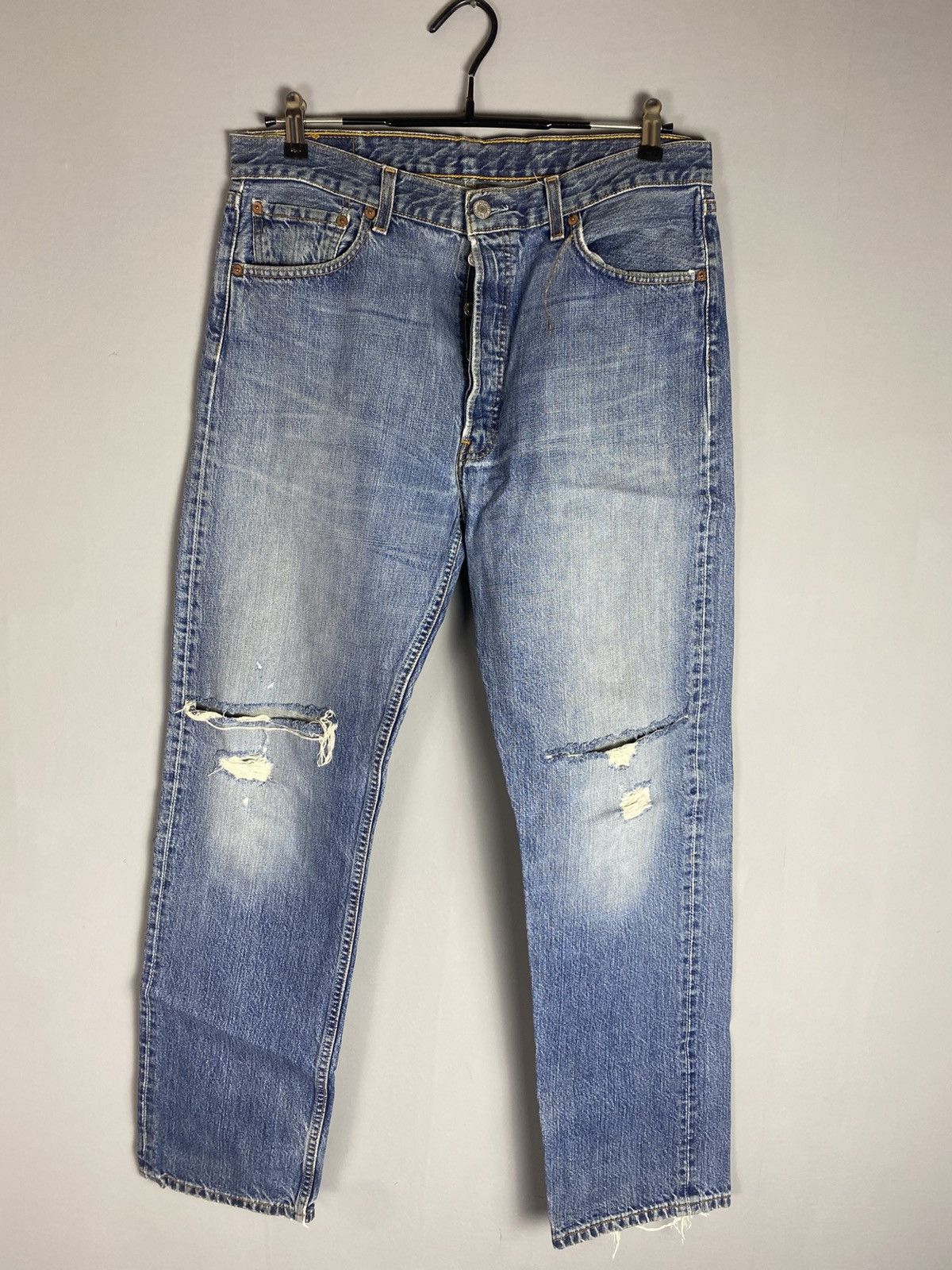 Levi's × Levi's Vintage Clothing × Vintage Vintage 90s Levi’s 501 jeans denim rare Size US 34 / EU 50 - 5 Thumbnail
