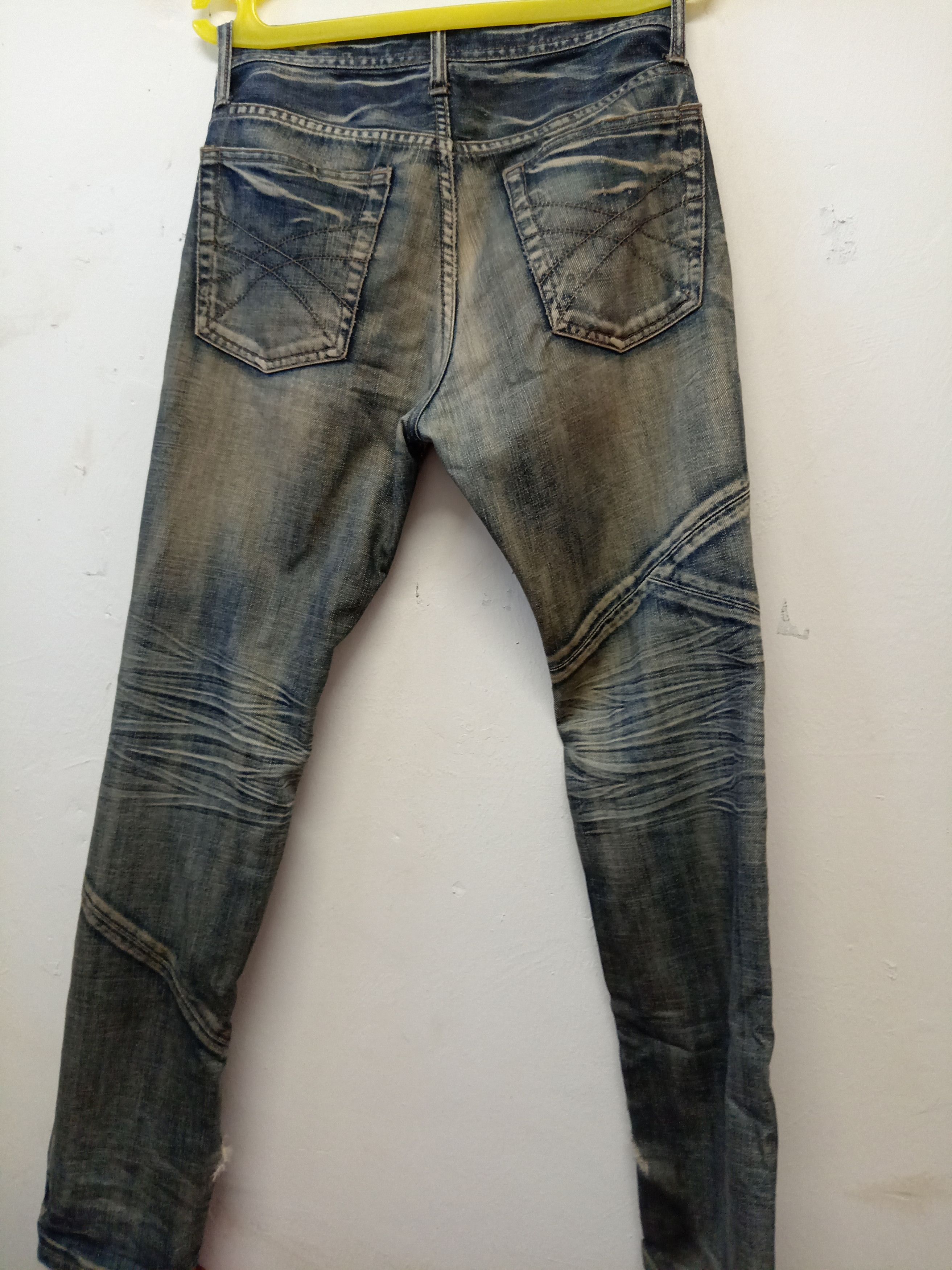 Japanese Brand EDGE RUPERT Distressed denim jeans Size US 30 / EU 46 - 2 Thumbnail
