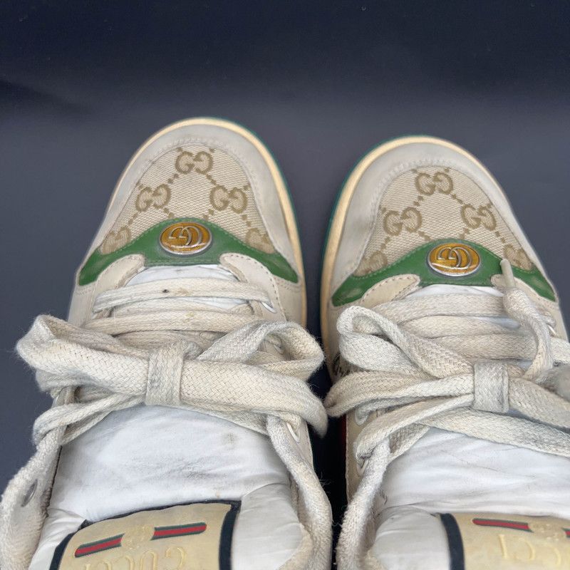 Gucci Gucci Screener Vintage Sneakers in Green - Size US 8.5 / EU 41-42 - 6 Thumbnail