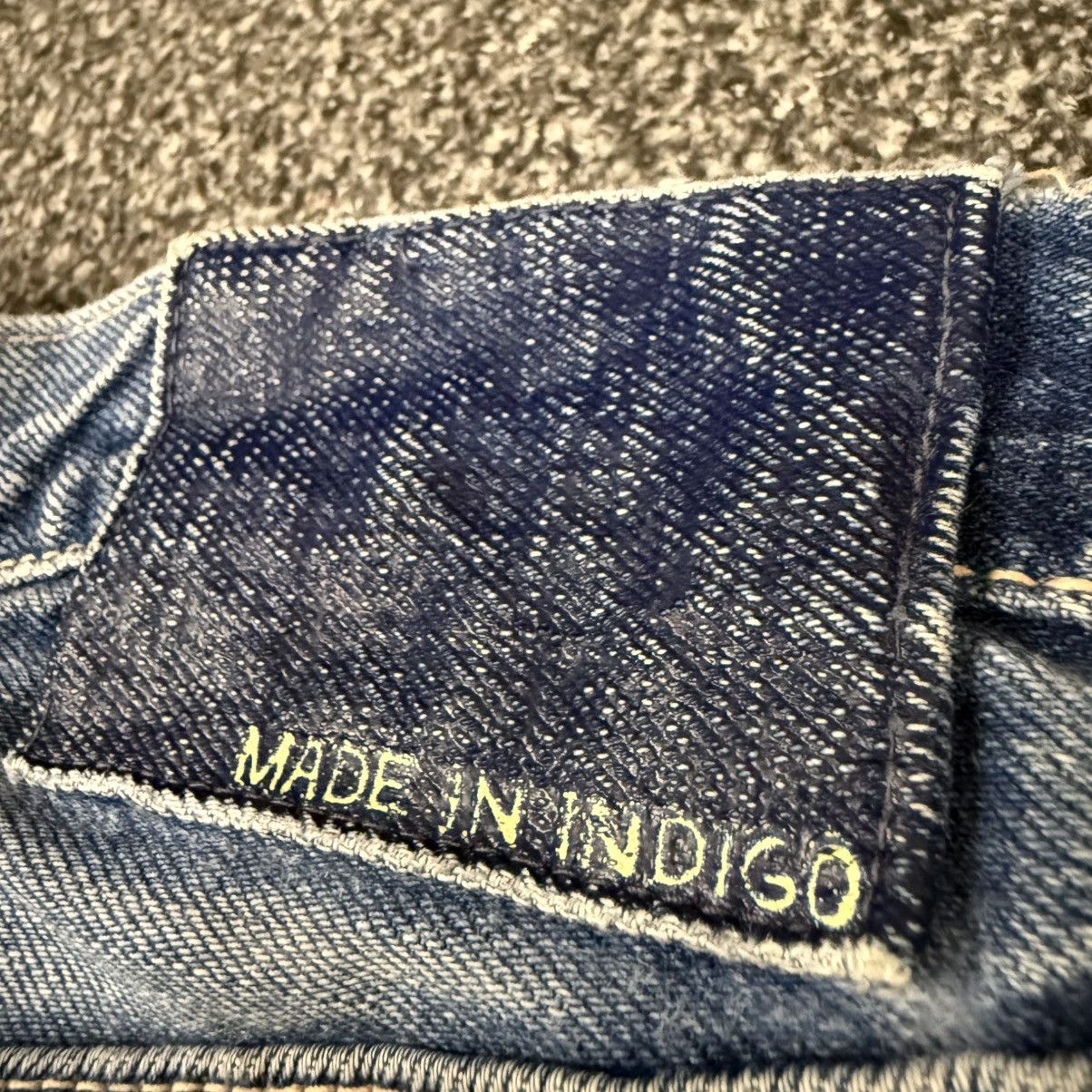 Indigo Vintage80s Japanese Selvedge Made in Indigo Light Wash Denim Size US 32 / EU 48 - 9 Thumbnail