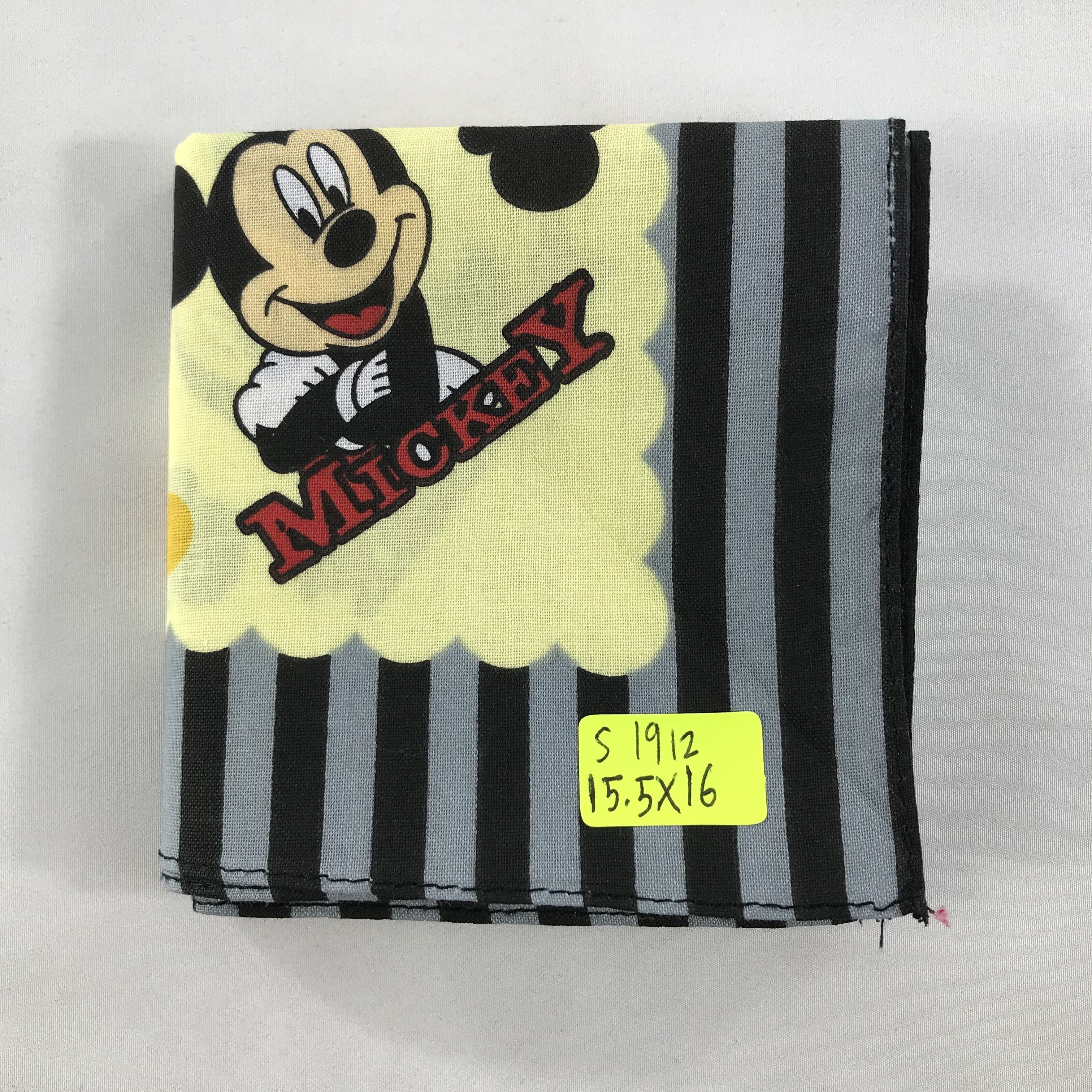 Mickey Mouse × Vintage Mickey Mouse Bandana / Handkerchief / Neckerchief - S1912 Size ONE SIZE - 3 Thumbnail
