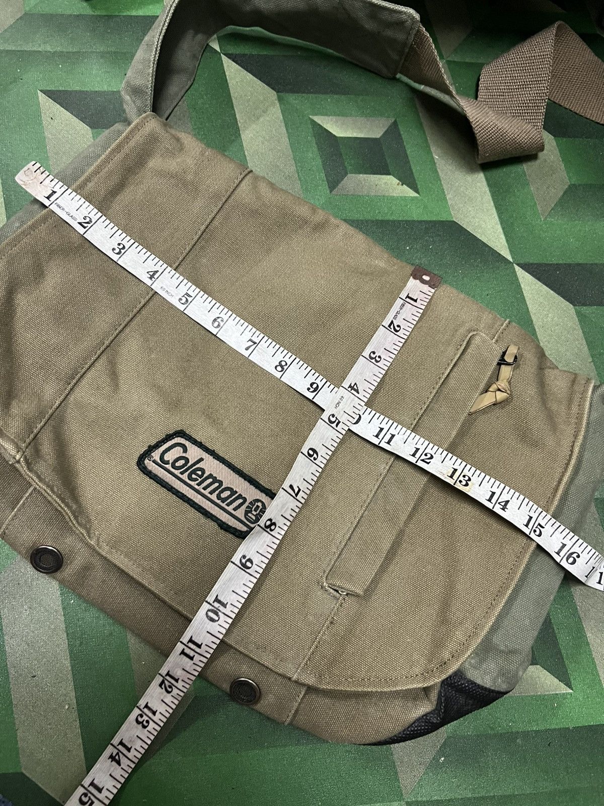 Coleman × Vintage Green Army Vintage 80s COLEMON Shoulder Size ONE SIZE - 13 Thumbnail