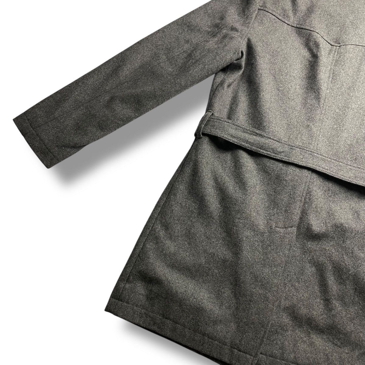If Six Was Nine 🇯🇵 SEMANTIC DESIGN PUNK AVANT GARDE BELTED WOOL TRENCH COAT Size US L / EU 52-54 / 3 - 11 Thumbnail