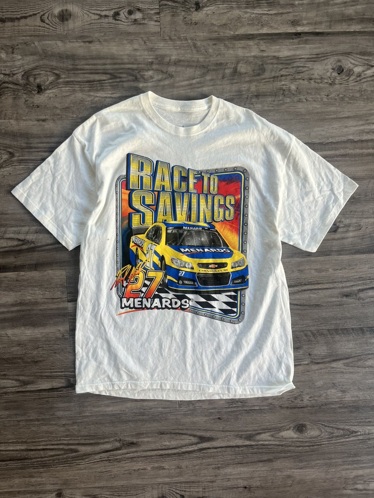 NASCAR × Vintage Vintage 90s y2k Nascar Tee Size US XL / EU 56 / 4 - 1 Thumbnail