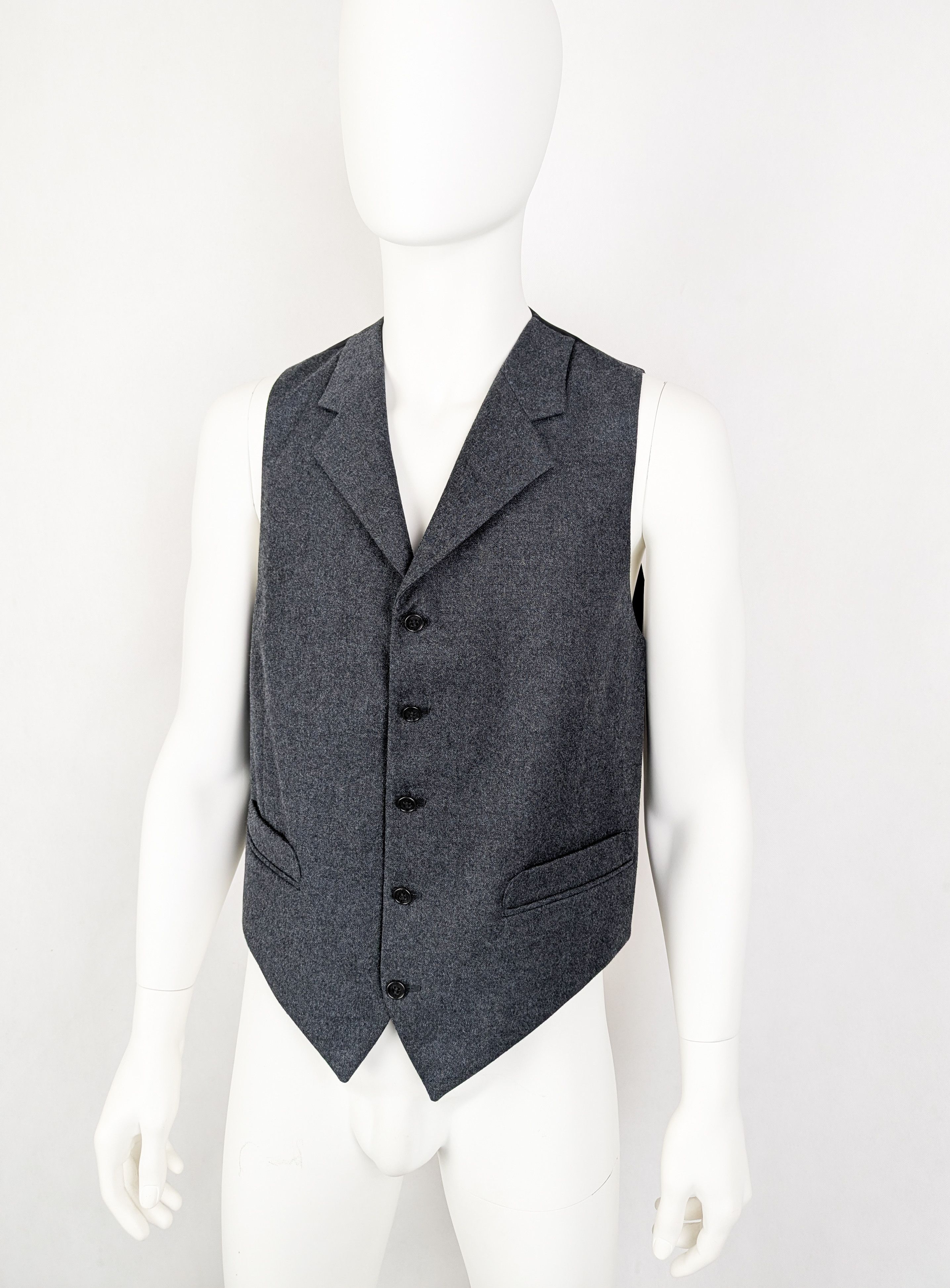 Yves Saint Laurent Yves Saint Laurent wool vest Size 52R - 1 Thumbnail
