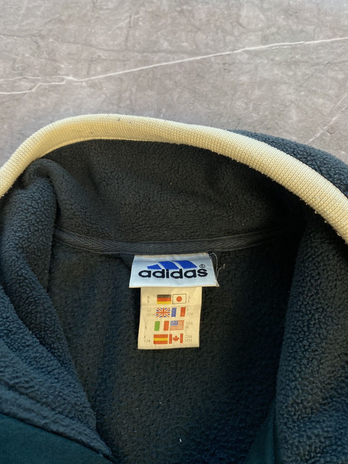 Adidas × Vintage Vintage 90s Adidas Full Zip Sweatshirt Y2K Size US L / EU 52-54 / 3 - 8 Thumbnail