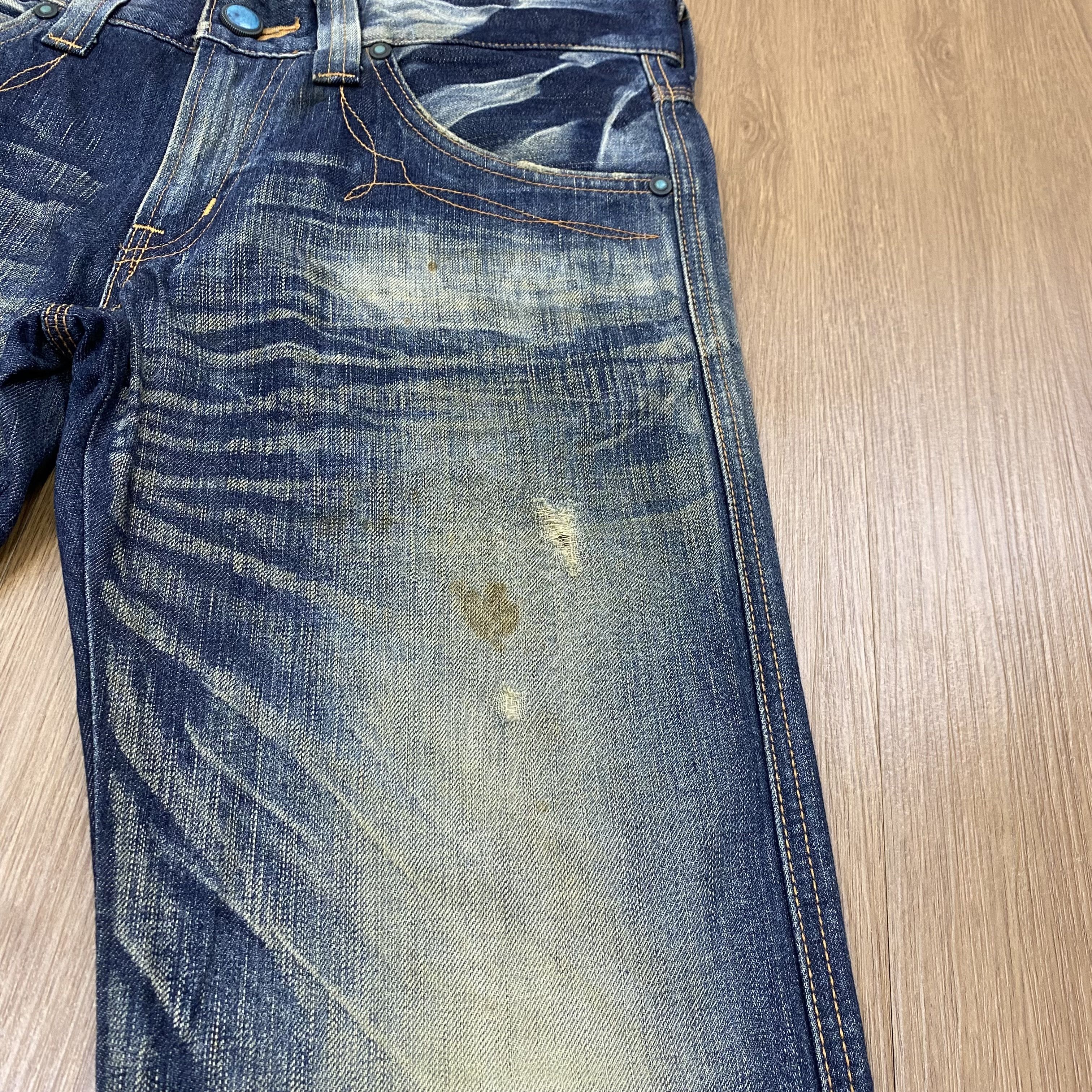 Edwin × Vintage Vintage Edwin Blue Trip Jeans Flare Denim CD163 Size US 28 / EU 44 - 5 Thumbnail
