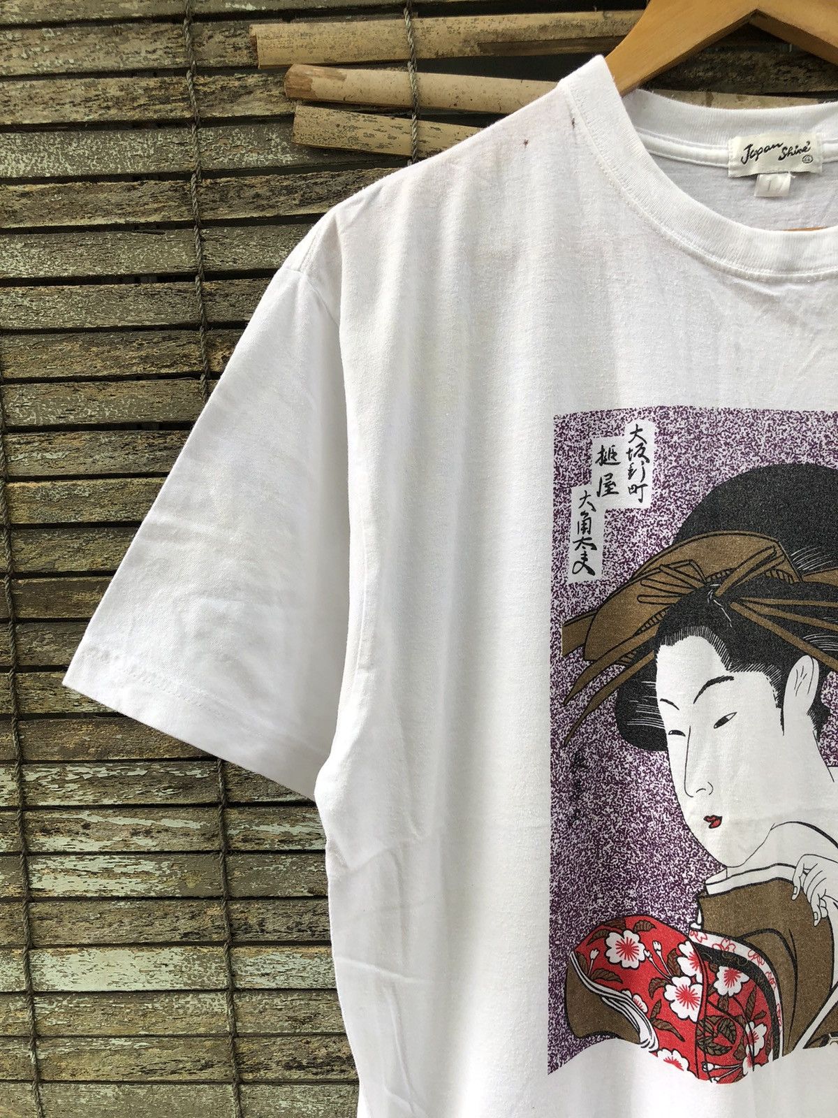 Japanese Brand × Vintage Vintage Geisha Japanese Girl Photo Tee Size US L / EU 52-54 / 3 - 4 Thumbnail