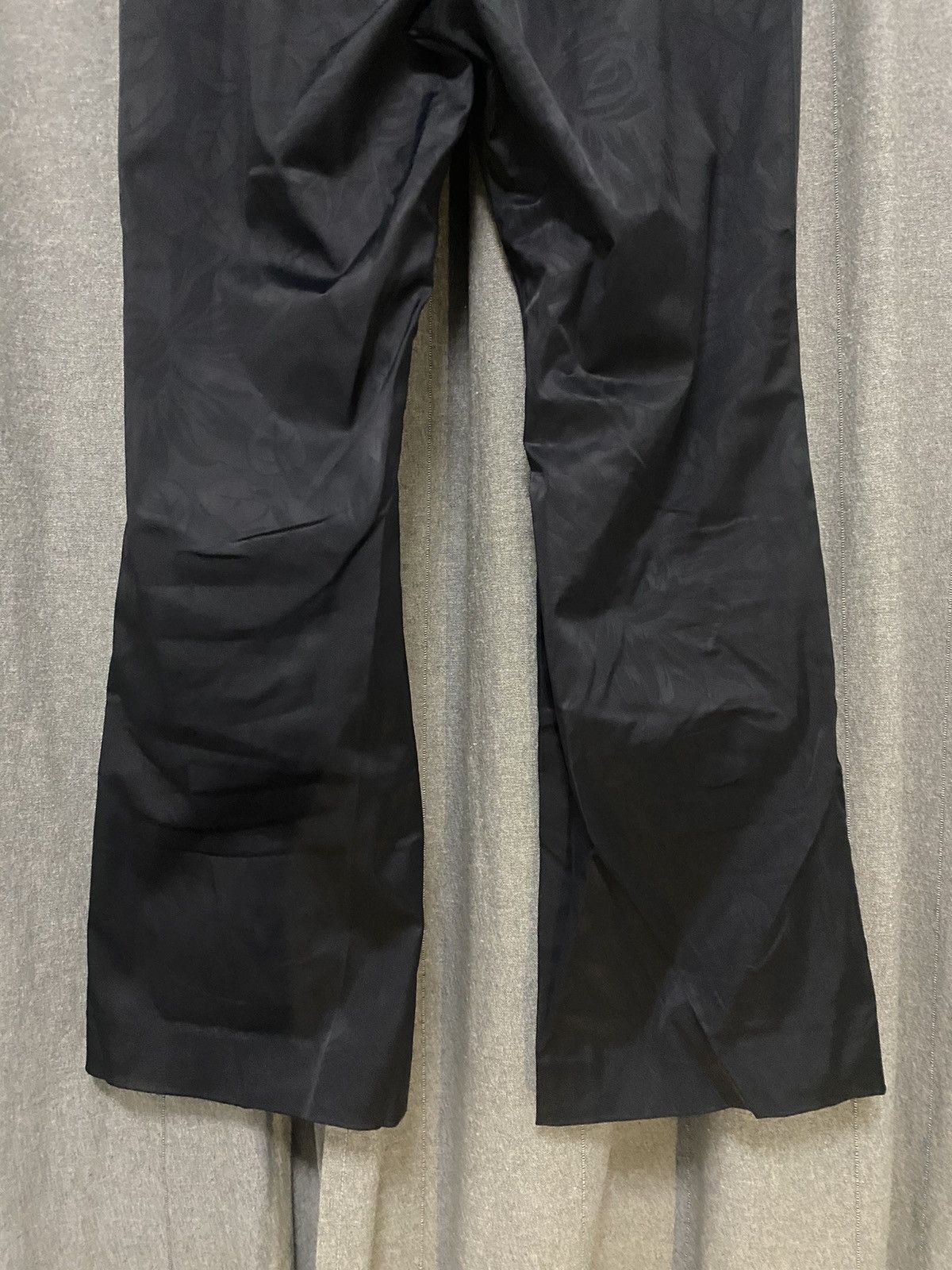 Jean Paul Gaultier Jean Paul Gaultier Femme Waxed Flare Black Flower Motive Size 28" / US 6 / IT 42 - 7 Thumbnail