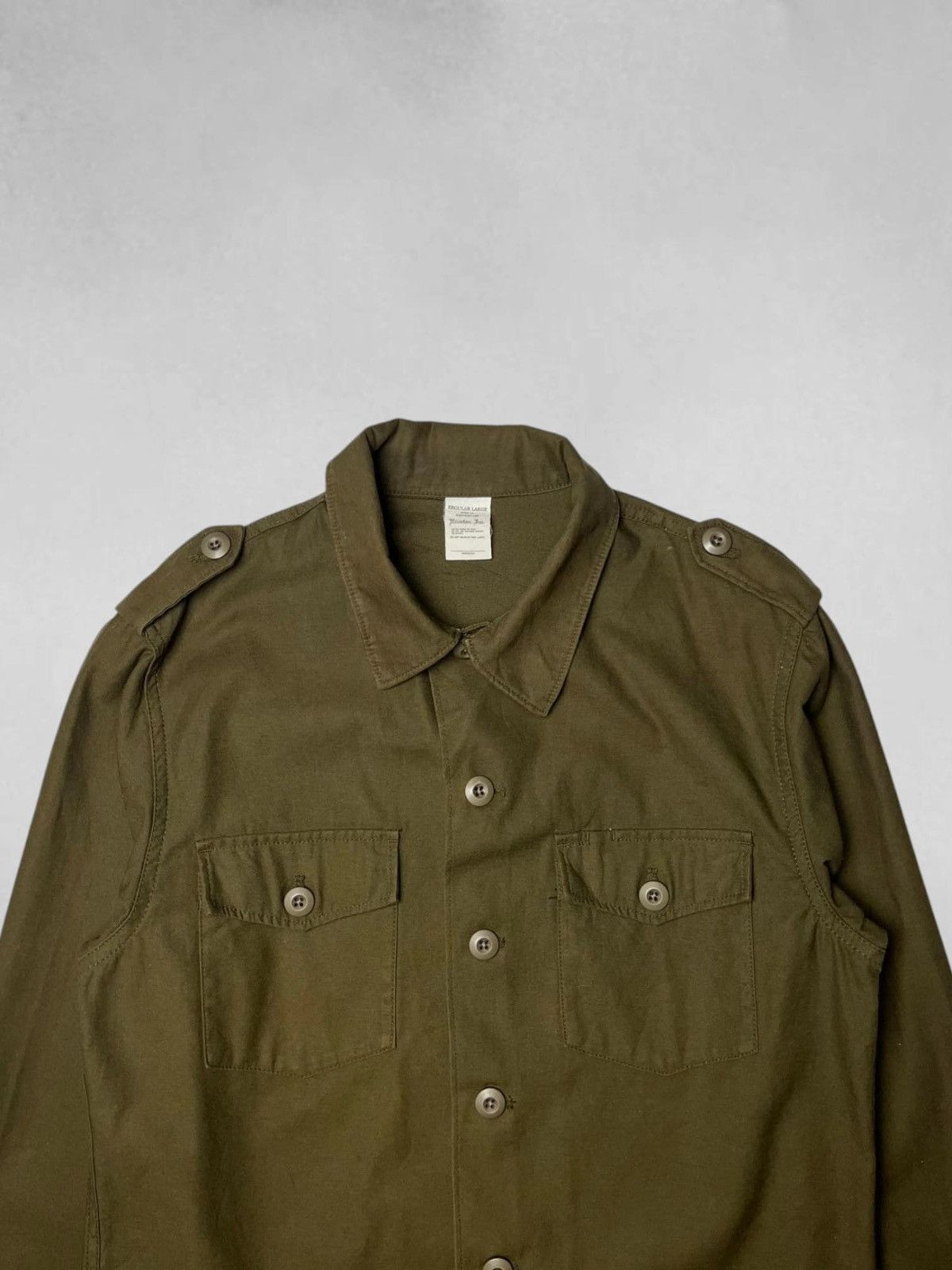 Japanese Brand × The Workers Club Houston Inc. Military/Work Shirt Size US L / EU 52-54 / 3 - 3 Thumbnail