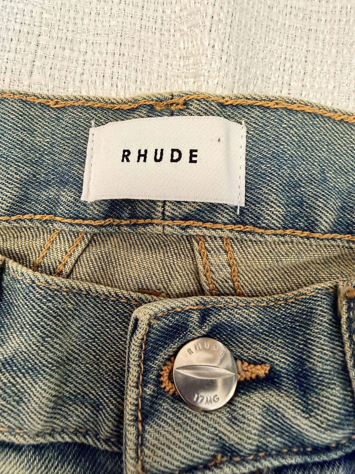 Rhude Rhude Roadster Denim Jeans Size US 30 / EU 46 - 12 Thumbnail