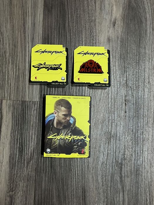 Streetwear New Cyberpunk 2077 Set Enamel Pins Blind Box Cd Projekt Red