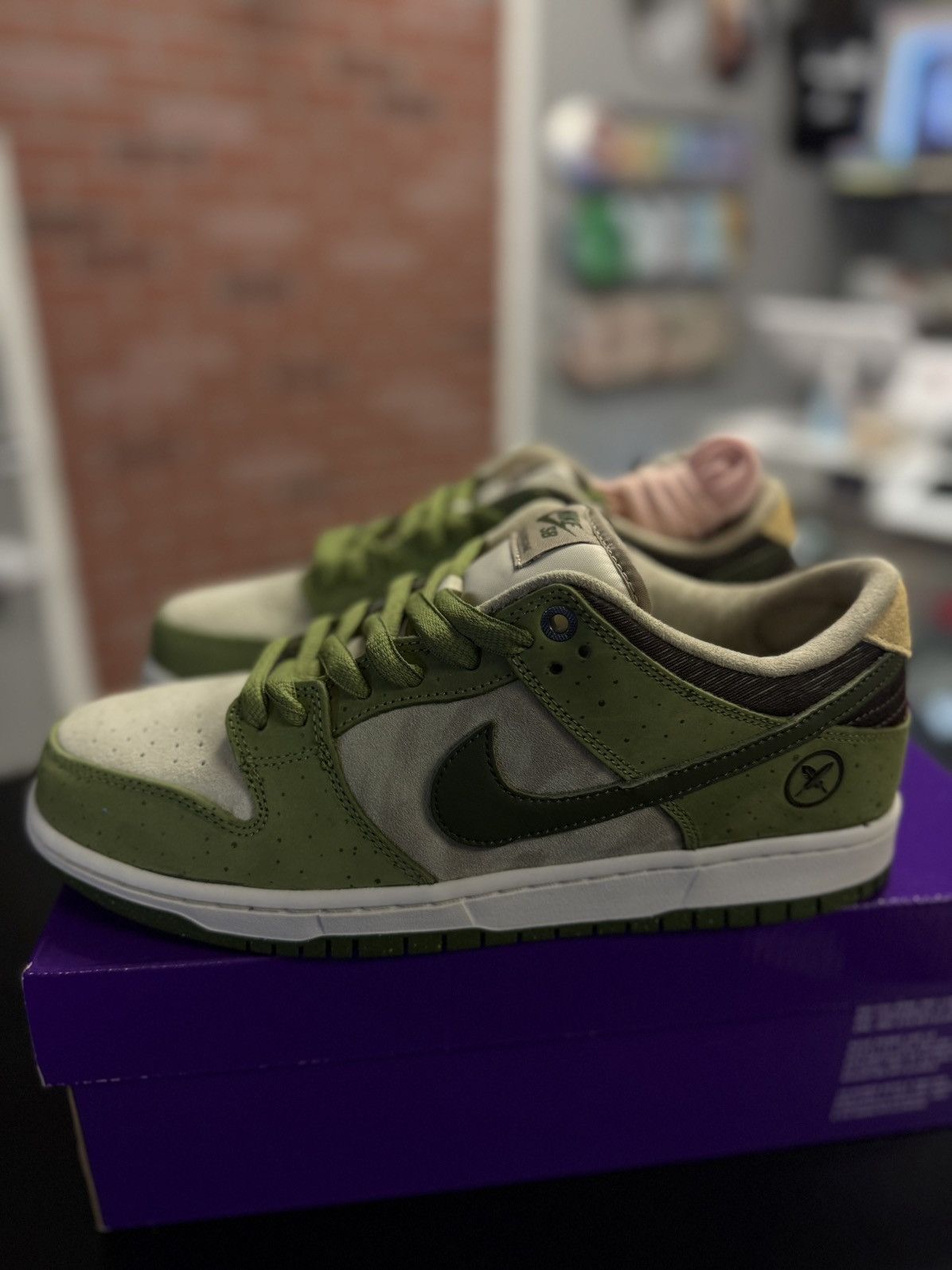 Nike Nike Dunk Low Yuto Horigome Matcha Size 9.5 (NEW) Size US 9.5 / EU 42-43 - 4 Thumbnail