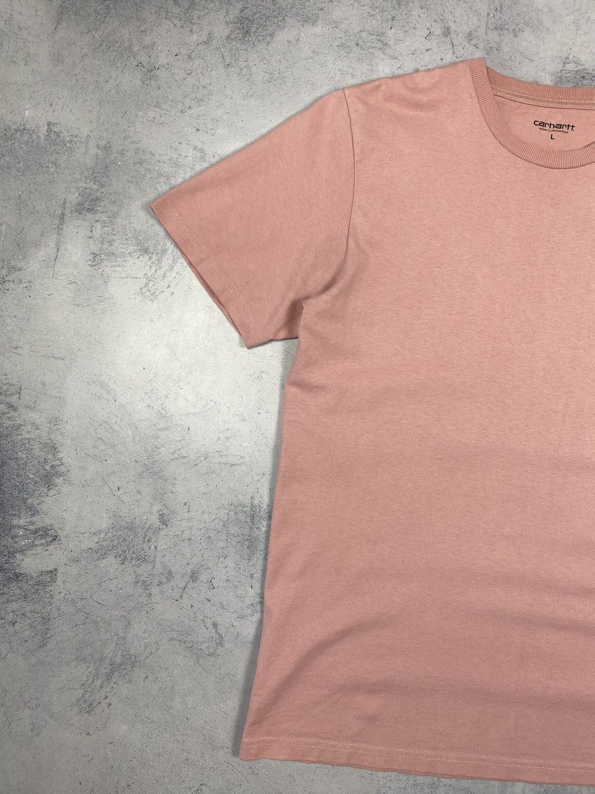 Carhartt Carhartt Work in Progress Pink T Shirt Size L Size US L / EU 52-54 / 3 - 4 Thumbnail