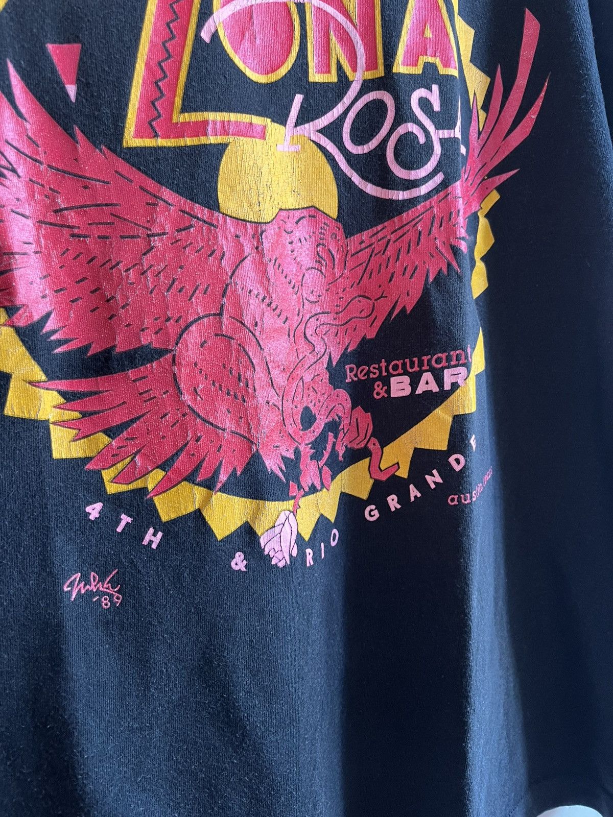 Vintage T-shirt La Zona Rosa is an iconic music Size US L / EU 52-54 / 3 - 4 Thumbnail