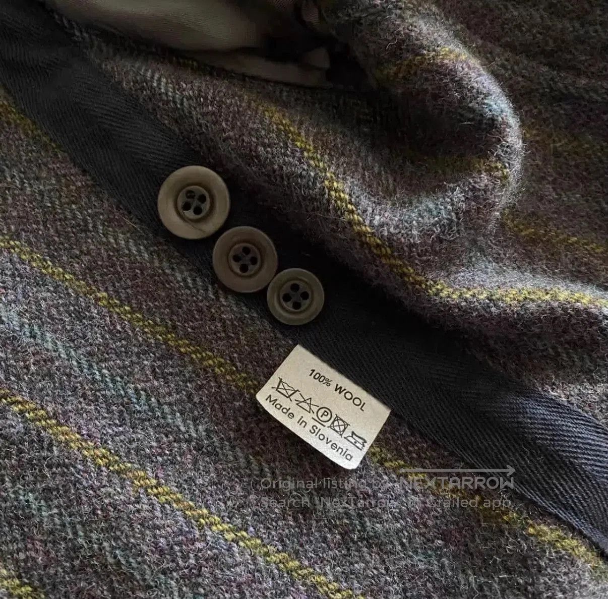 Dries Van Noten Multi Striped Button-Front Light Jacket. Size US M / EU 48-50 / 2 - 6 Thumbnail