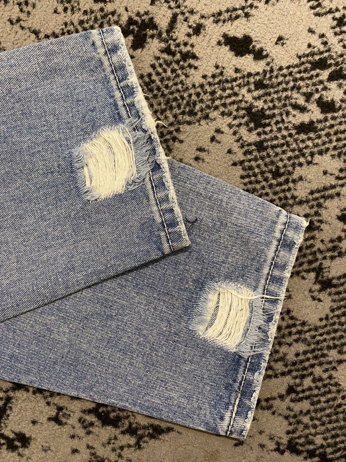 Japanese Brand Kapital Distressed Ripped Faded Denim Japanese Brand Size US 29 - 11 Thumbnail