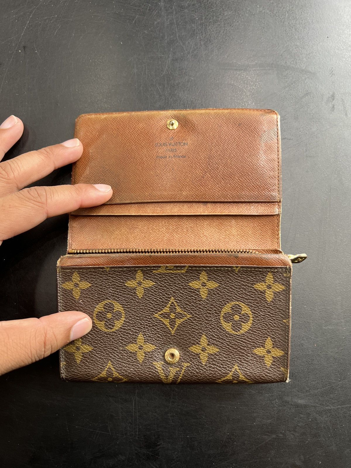 Louis Vuitton × Vintage Louis Vuitton Monogram Leather Wallet Size ONE SIZE - 3 Thumbnail