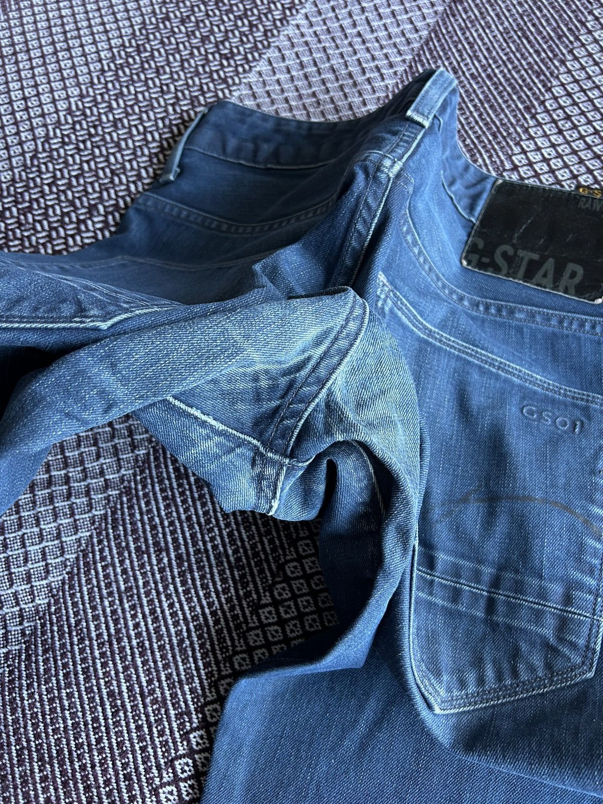 G-Star × Jean G-star Raw Denim Jeans Washed Mens Size 30x30 Size US 30 / EU 46 - 6 Thumbnail
