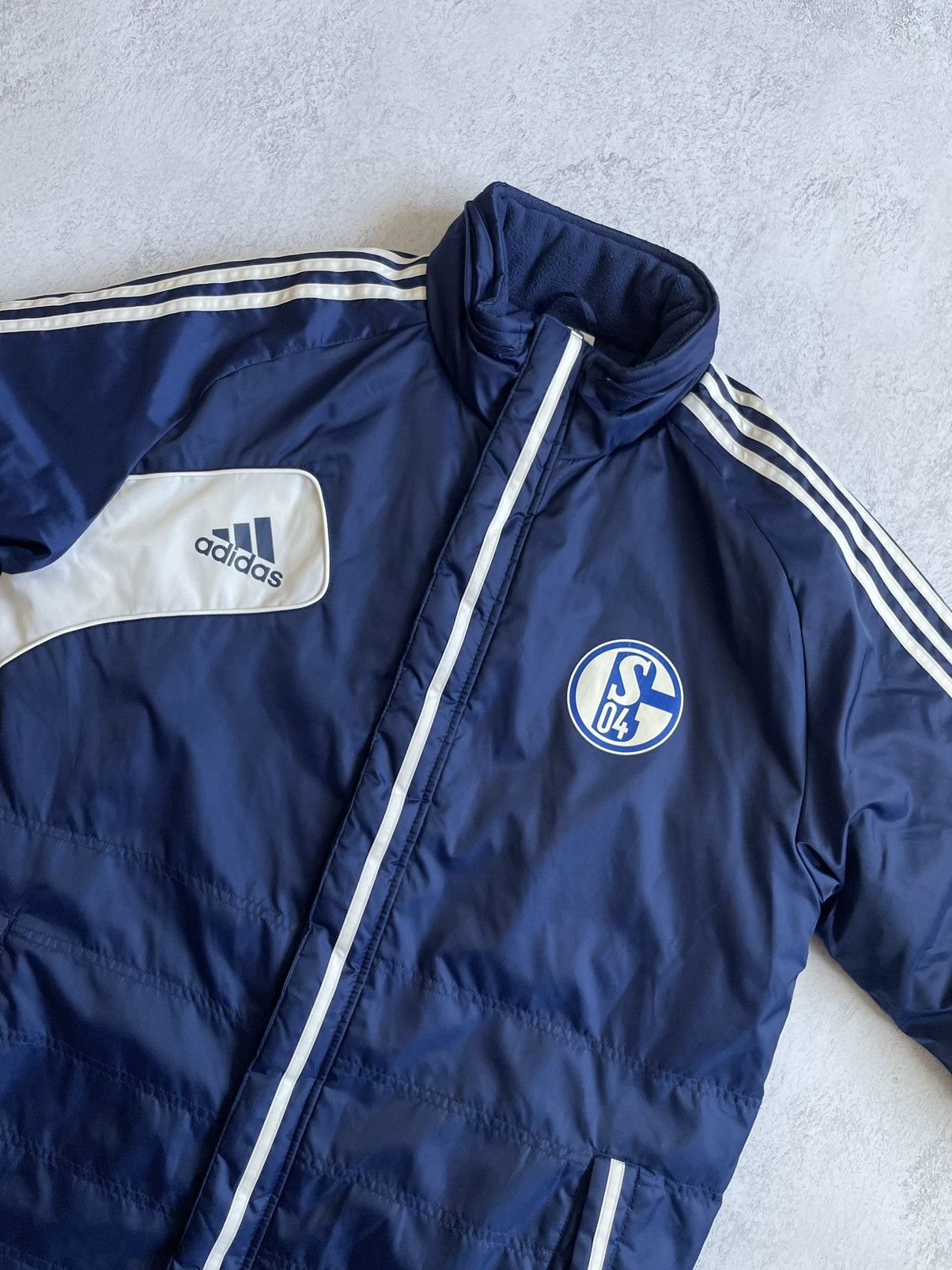 Vintage Adidas Schalke 04 Vintage Soccer Football Jacket Park S M Size US S / EU 44-46 / 1 - 3 Thumbnail