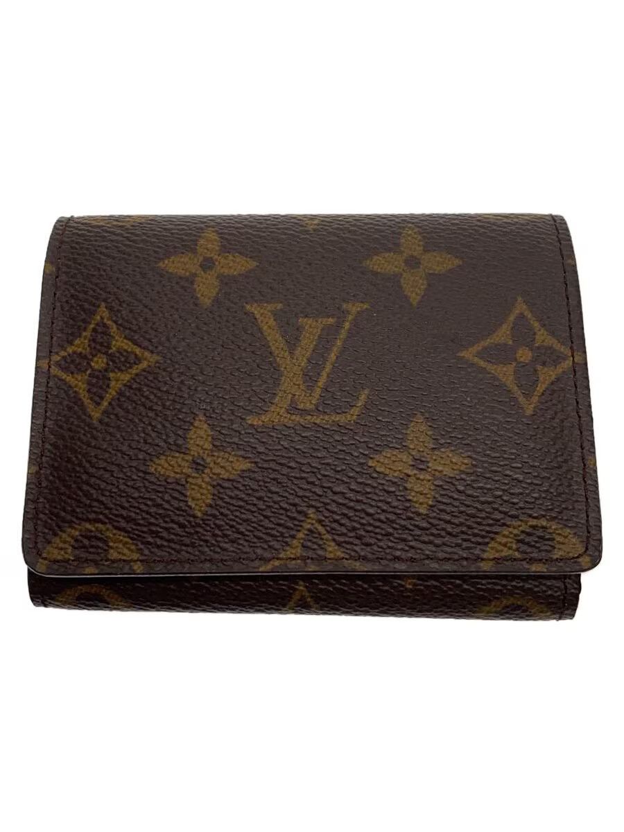 Louis Vuitton Louis Vuitton Monogram Canvas Envelope Carte de Visite Brown Size ONE SIZE - 1 Thumbnail