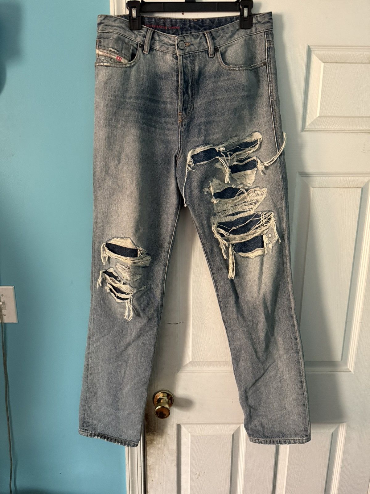 Diesel Diesel “1955 09C90 Straight Jeans” Size US 32 / EU 48 - 1 Thumbnail