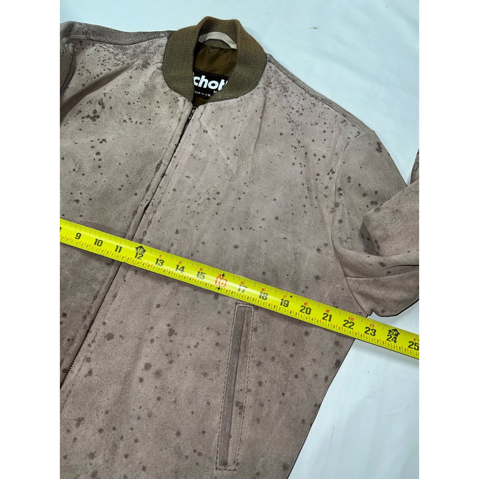 Schott Vintage Schott NYC 80’s Suede Leather Bomber Jacket Size US L / EU 52-54 / 3 - 6 Thumbnail