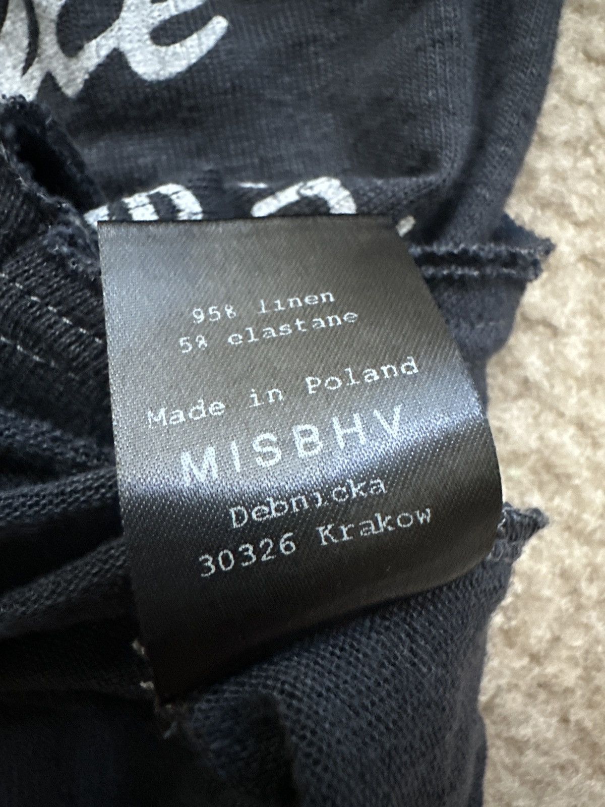 Misbhv MISBHV long sleeve top with tank top Size US S / EU 44-46 / 1 - 5 Thumbnail