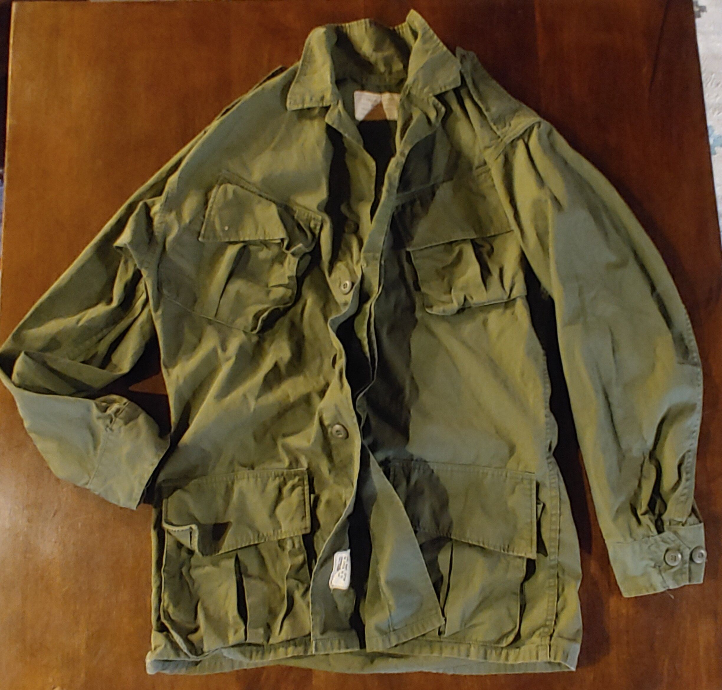 Vintage Vietnam Era Field Jacket Vintage 70s USA Military Poplin Size US S / EU 44-46 / 1 - 2 Thumbnail