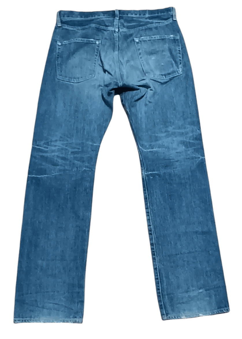 Japanese Brand × Spellbound OKA BY SPELLBOUND BUTTON-FLY SEASONED DISTRESS DESIGN JEANS Size US 34 / EU 50 - 4 Thumbnail