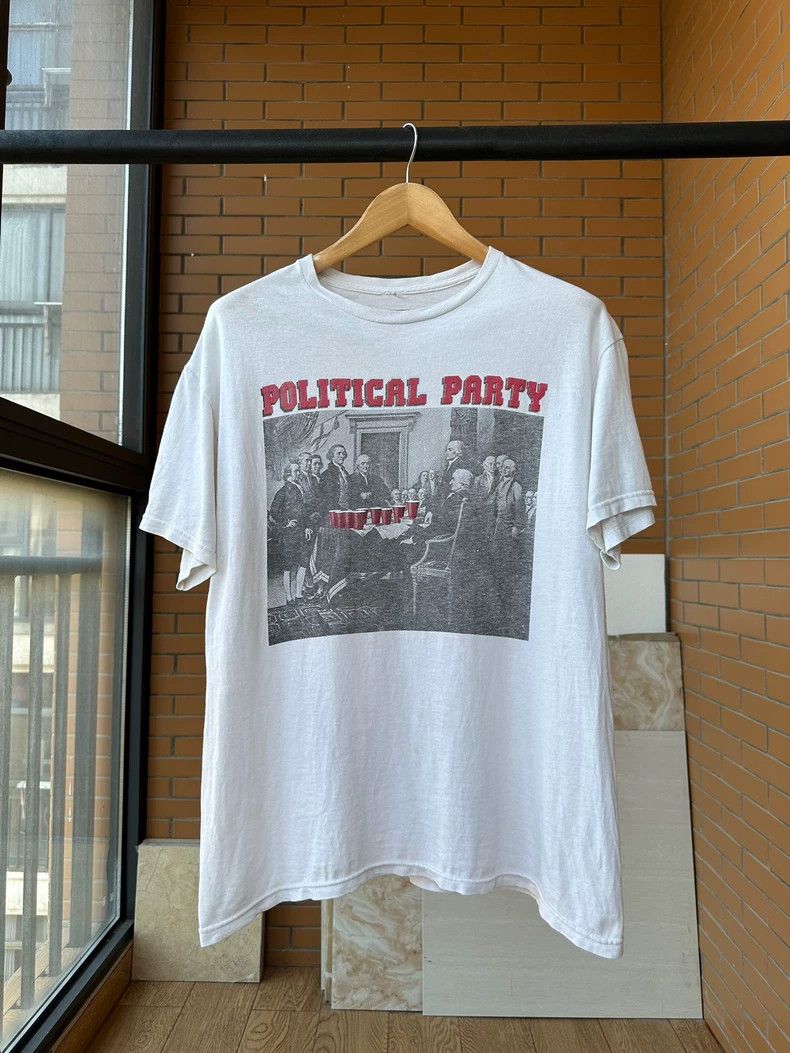 Vintage Vintage Tee 90s Political Party 2505-Nextarrow Size US L / EU 52-54 / 3 - 1 Thumbnail