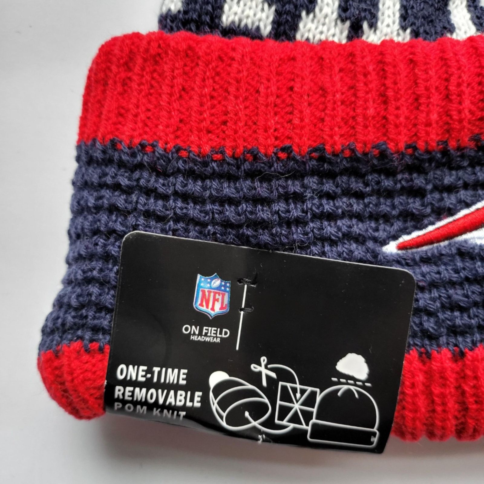Other NWT New England Patriots Sports Pom Beanie Fleece Unisex Size ONE SIZE - 5 Thumbnail