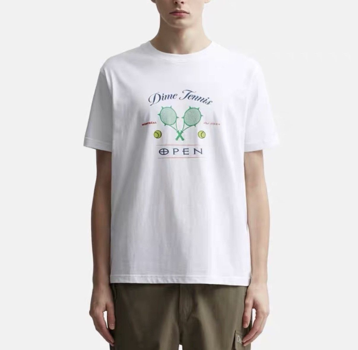 Dime Dime Tennis Court T-Shirt J44 Size L / US 10 / IT 46 - 4 Thumbnail