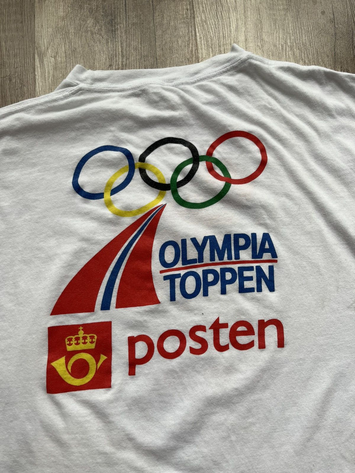 USA Olympics × Vintage Olympic Run Day Lillehammer 1990 Vintage Rare T-Shirt Size L Size US L / EU 52-54 / 3 - 6 Thumbnail