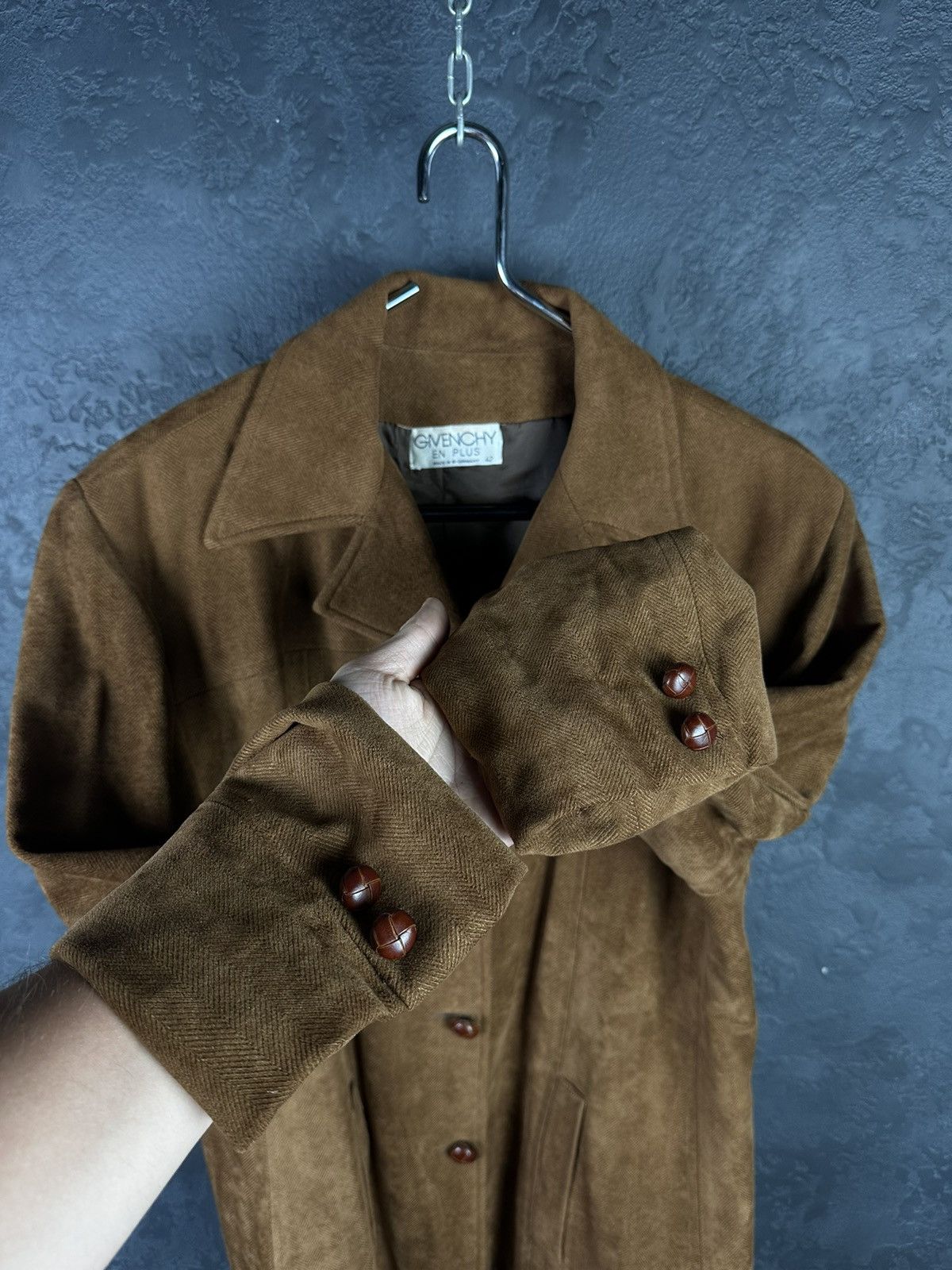 Givenchy Vintage Givenchy 90's EN PLUS Long Blazer Size 42 Viscose Size 42R - 7 Thumbnail
