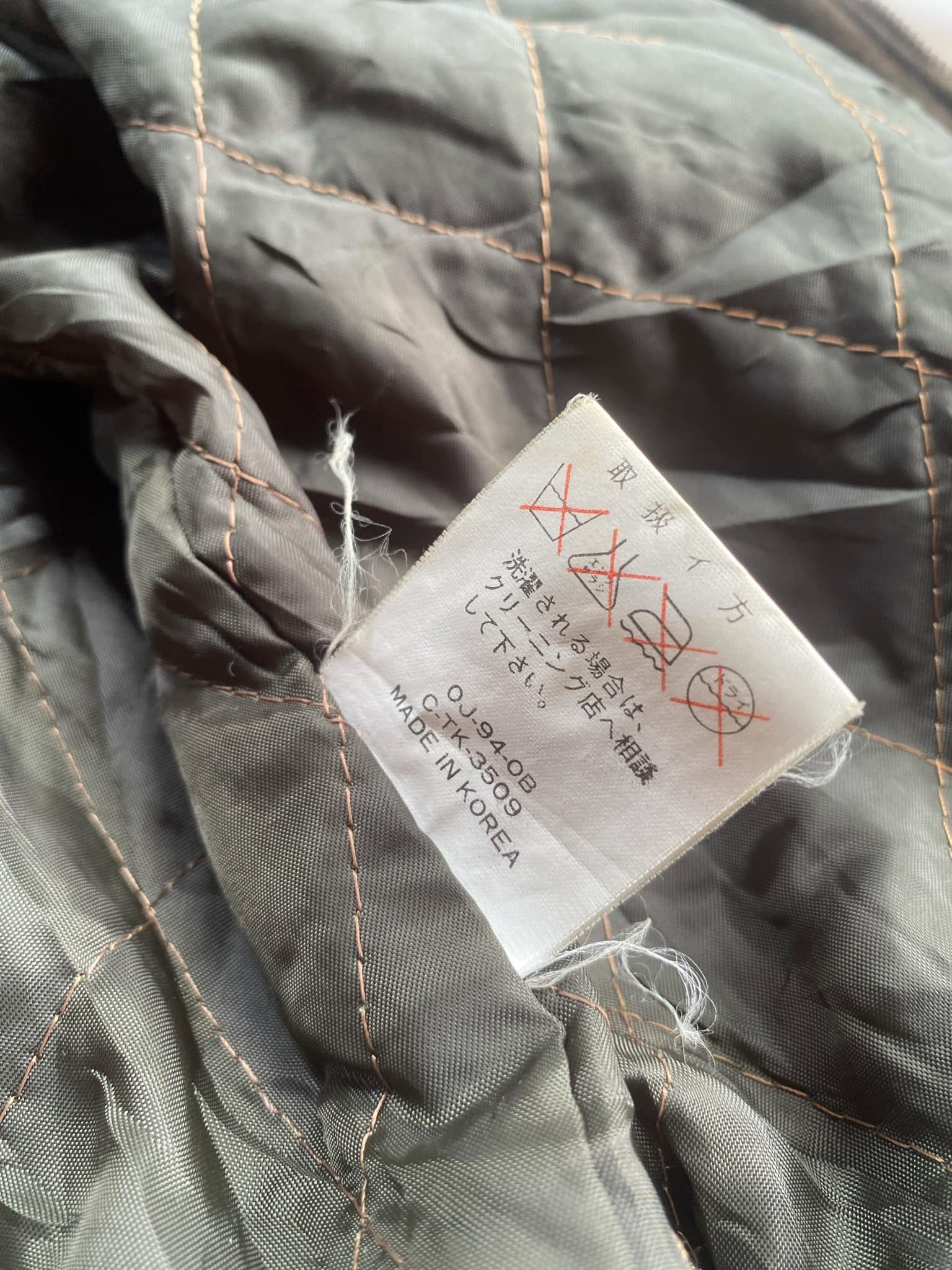 Designer × Vintage Vintage Korean Tailored Pigskin Suede Bomber Flight Jacket Size US M / EU 48-50 / 2 - 5 Thumbnail