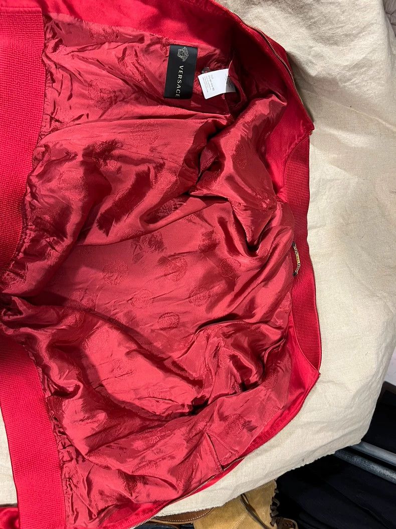 Versace Versace Red satin jacket Size L / US 10 / IT 46 - 5 Thumbnail