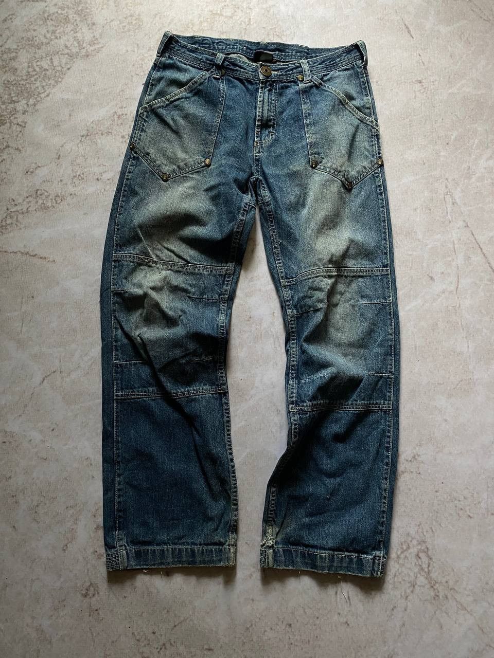 Airwalk Vintage Baggy Pants distressed Denim Jeans Y2k Hype Rare Size US 34 / EU 50 - 5 Thumbnail