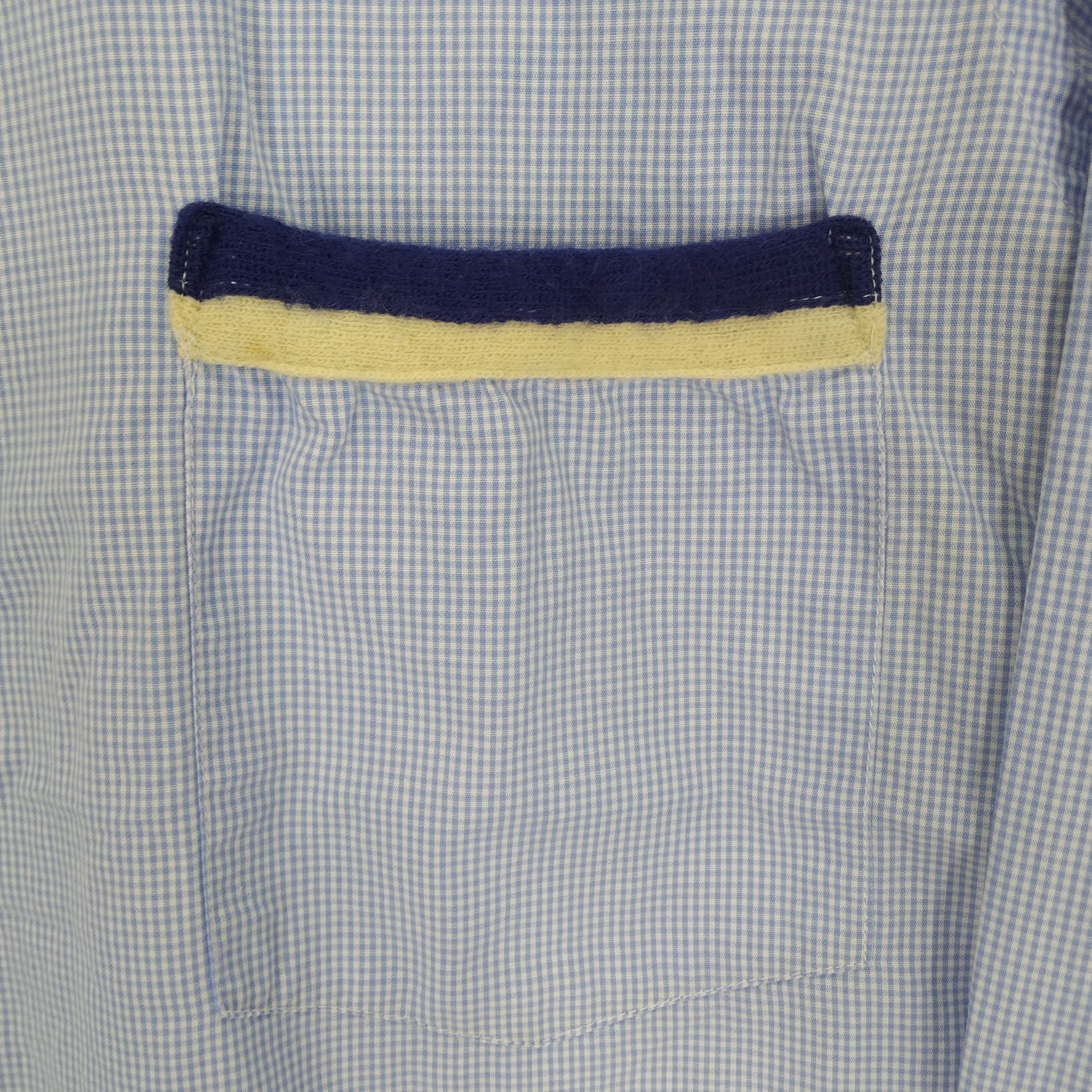 Comme des Garcons × Comme des Garcons Homme × Japanese Brand Vintage Comme des Garcons Homme Plaid Blue Oxford Shirt Size US M / EU 48-50 / 2 - 6 Thumbnail