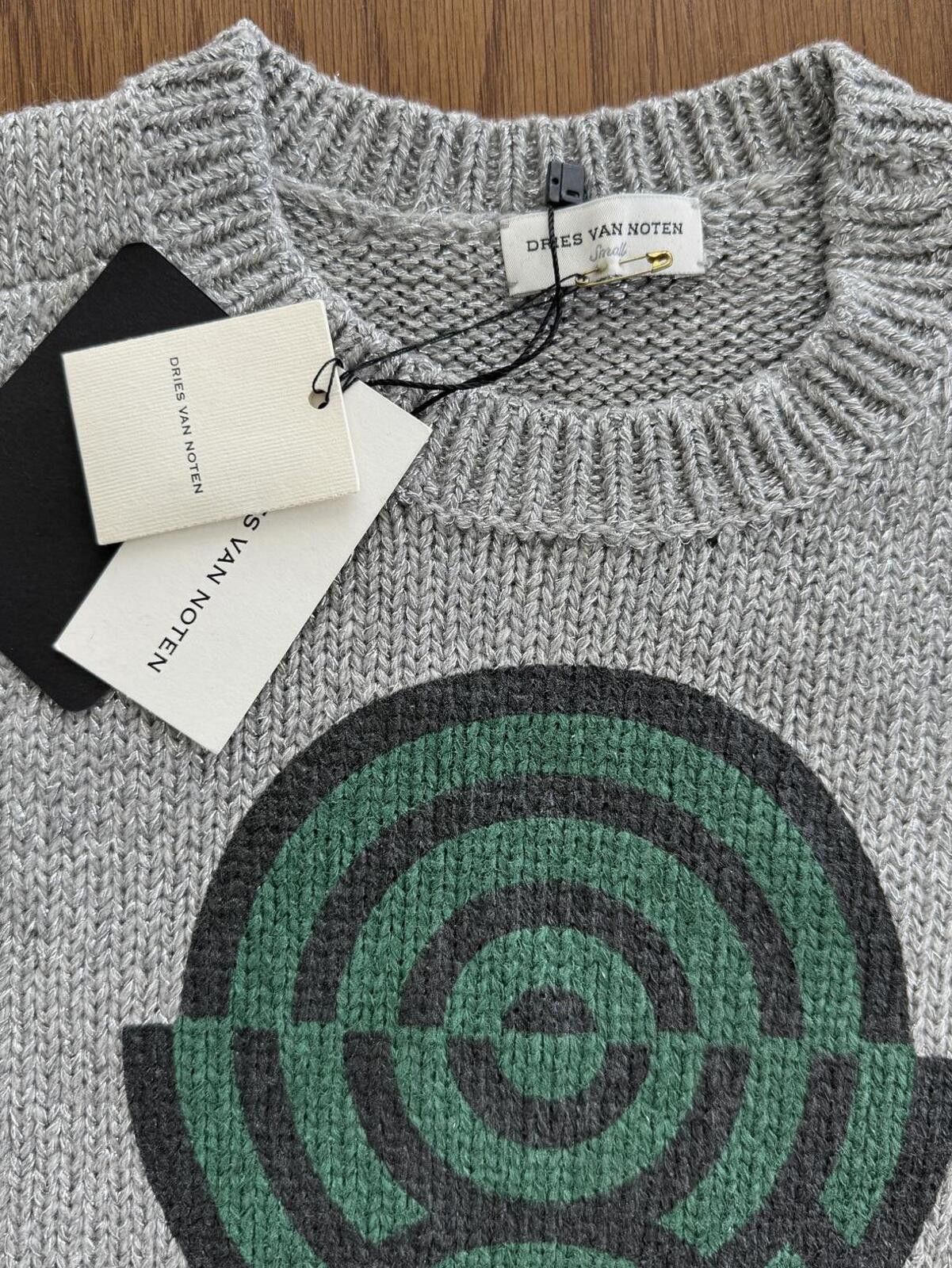 Dries Van Noten Dries Van Noten FW 2014 Metallic Wool Blend Sweater Vest NWT Size US S / EU 44-46 / 1 - 2 Thumbnail