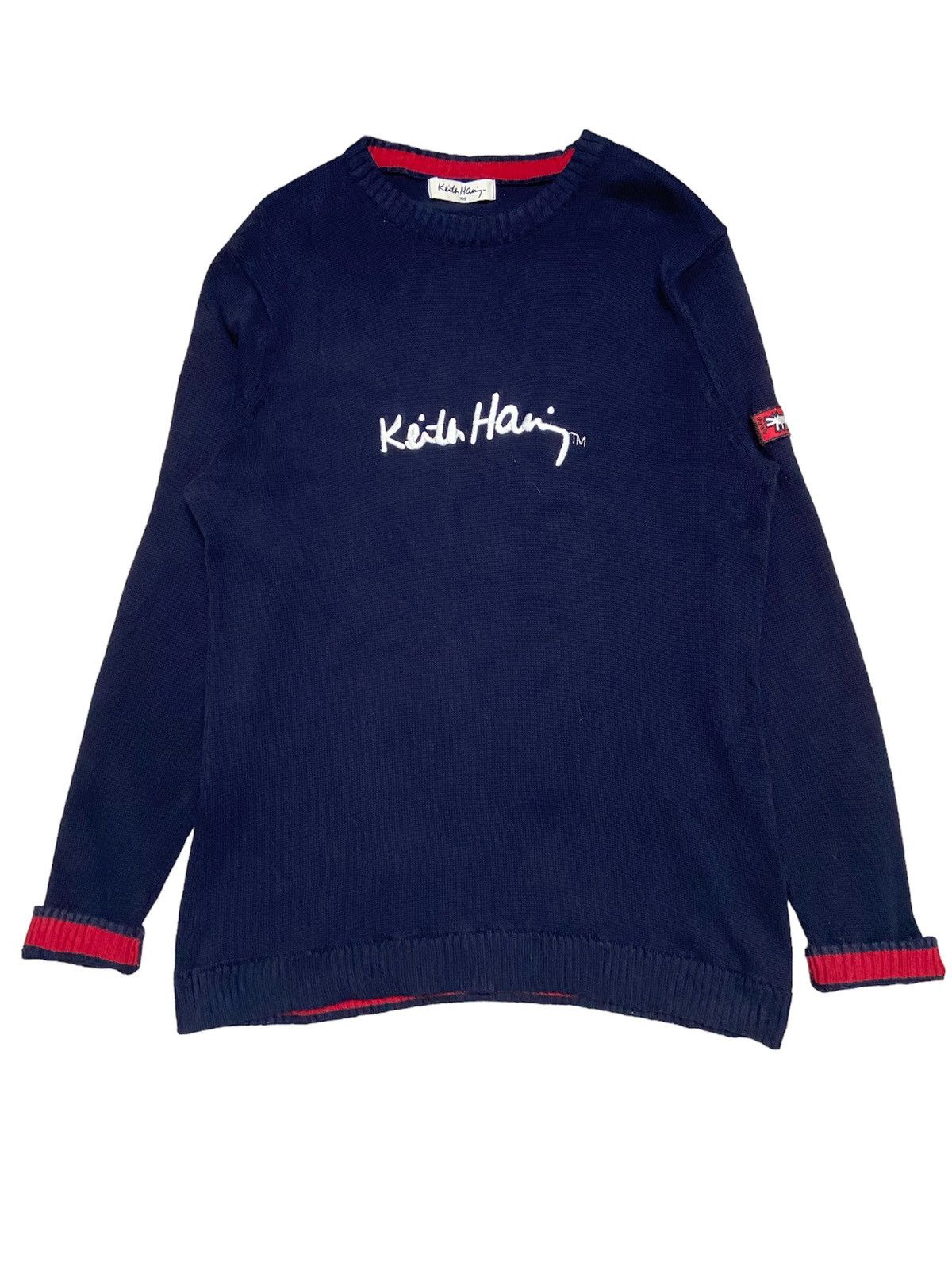 Keith Haring Keith Haring Embroidered Logo Knitted Sweater Size L / US 10 / IT 46 - 1 Thumbnail