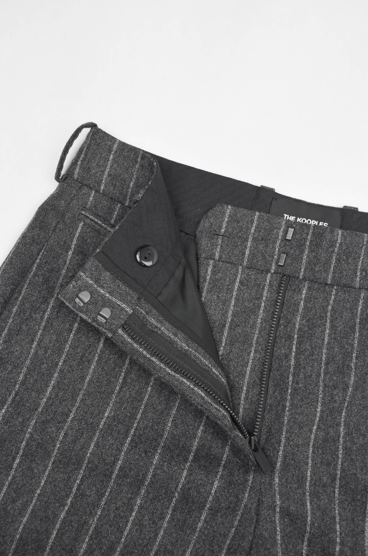 The Kooples The Kooples Pinstripe Slim Trousers Cropped - IT34 Size 24" / US 00 / IT 34 - 6 Thumbnail
