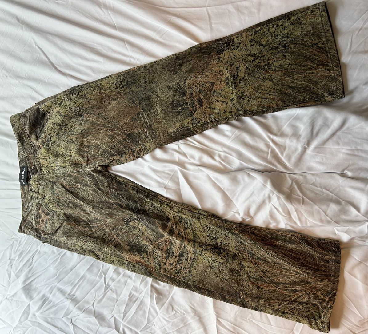 Mossy Oaks Mossy Oak Men's Green and Khaki Trousers Size US 32 / EU 48 - 2 Thumbnail