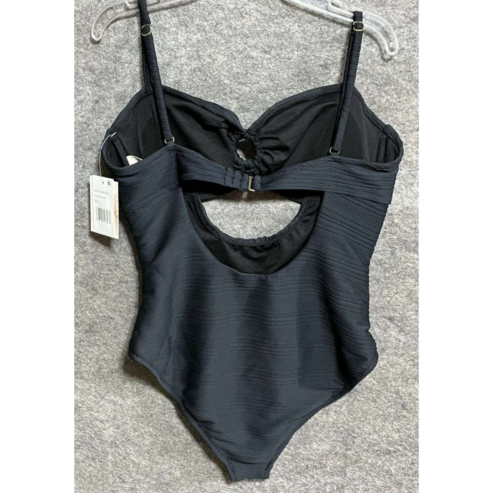 Jessica Simpson Jessica Simpson Swimsuit L One Piece O Ring Padded Black Size L / US 10 / IT 46 - 2 Thumbnail