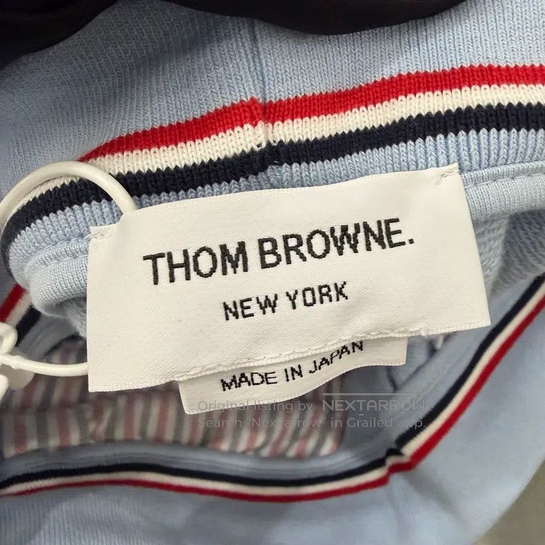 Thom Browne Thom Browne size 3 Misty blue knit striped sweatpants Size US 41 - 3 Thumbnail