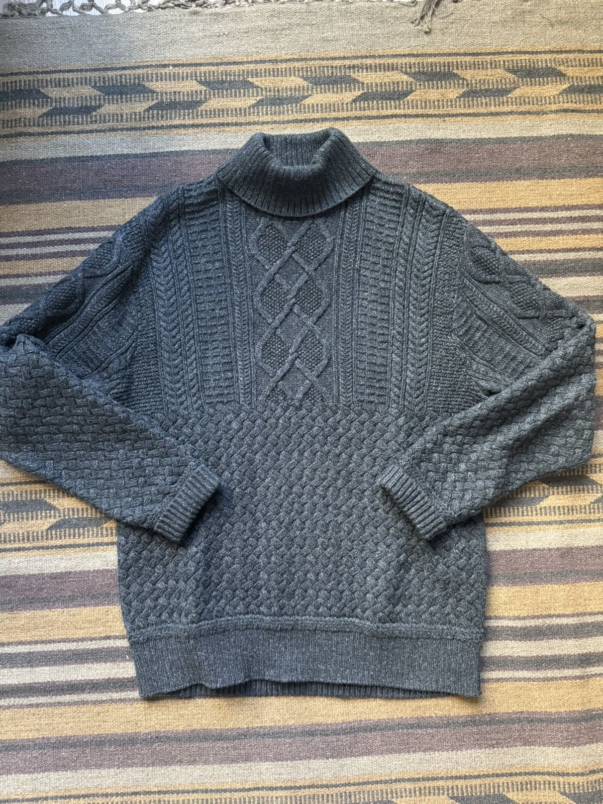 RRL Ralph Lauren Mock Neck Sweater Size US M / EU 48-50 / 2 - 1 Thumbnail