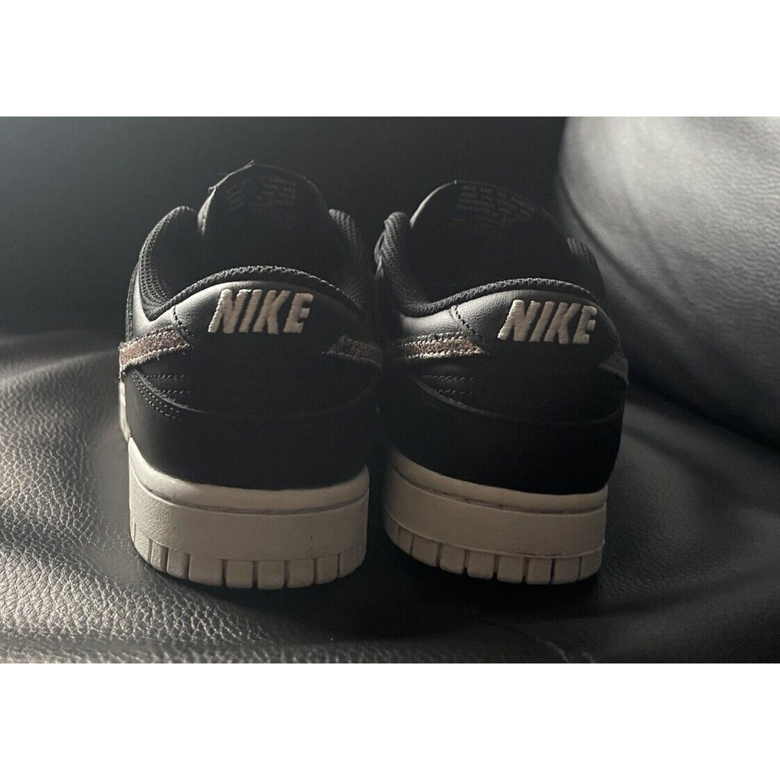 Nike Nike Dunk Low Primal Black Animal Print Swoosh DD7099-001 Size US 7 / IT 37 - 6 Thumbnail