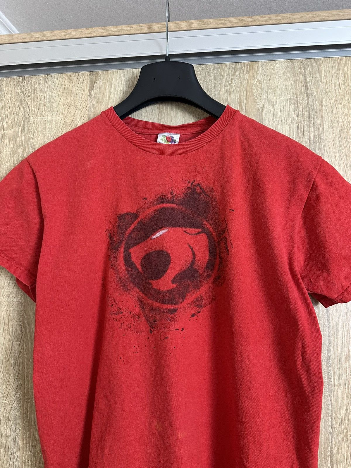 Cartoon Network 🔥 Thunder Cats Logo Cartoon Graphic T Shirt Red Vintage Logo Size US M / EU 48-50 / 2 - 3 Thumbnail